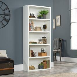 Sauder 5-Shelf Living Room Bookcase