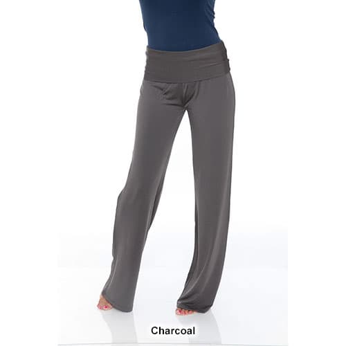 Womens White Mark Solid Palazzo Pants