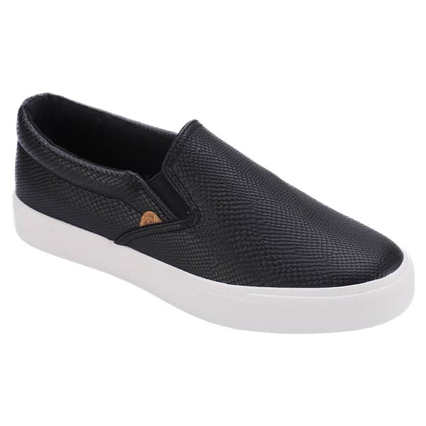 Womens LAMO Sheepskin Piper Slip-On Snakeskin Fashion Sneakers - image 