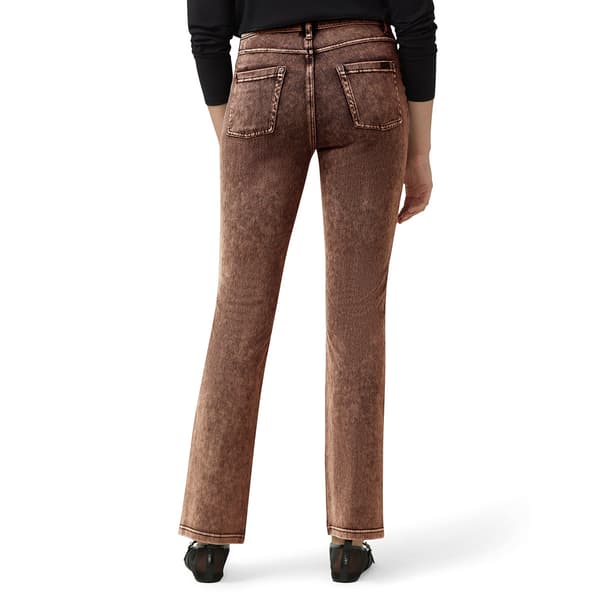 Womens HUE® Ultra-Soft Denim Boot Cut Leggings - Cinnamon Acid
