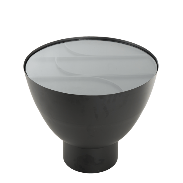 9th & Pike® Modern Black Metal Accent Table