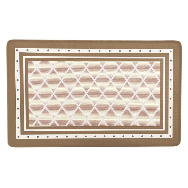 Achim 18x30 Boho Anti-Fatigue Mat - Brown - image 