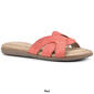 Womens Cliffs by White Mountain Fortunate Slide Sandal - image 8