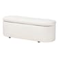 Baxton Studio Lavina Modern Teddy-Bear Fabric Storage Bench - image 1