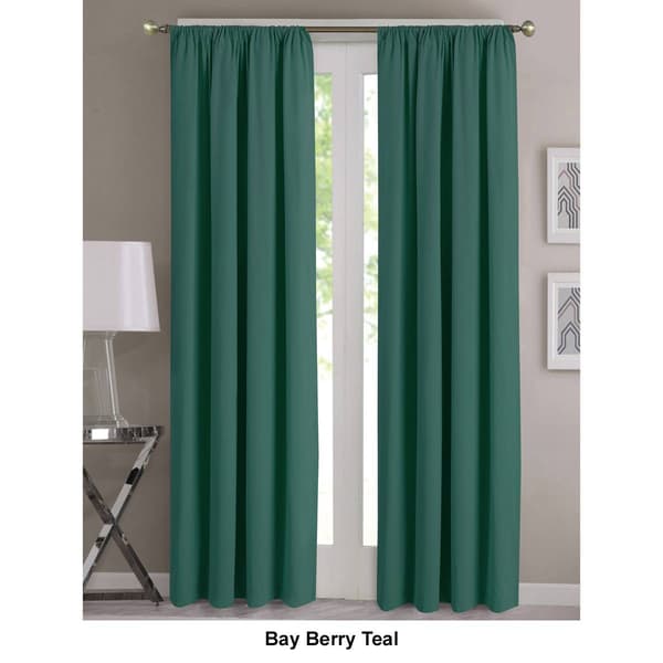 Kids Solid Rod Pocket Panel Curtain
