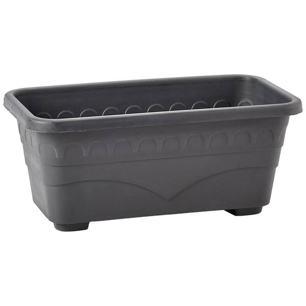 128oz. Rectangle Planter - Grey - image 