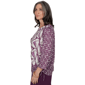 Petite Alfred Dunner Good To Go 3/4 Sleeve Geometric Blouse - image 4