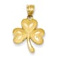Gold Classics&#40;tm&#41; 14kt. Yellow Gold Shamrock Pendant - image 1