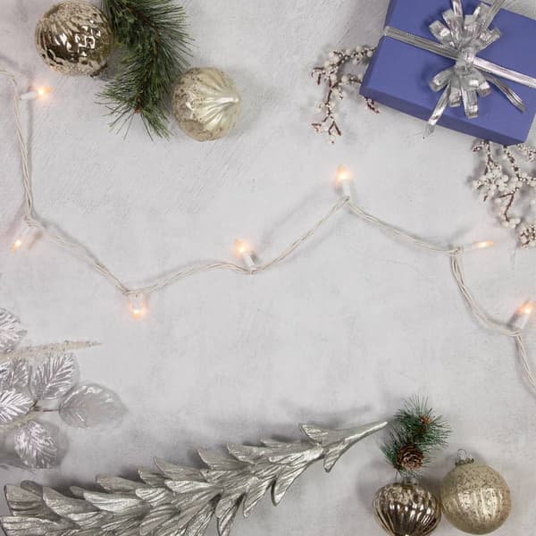 Northlight Seasonal 50.5ft. Frosted Clear Mini Christmas Lights