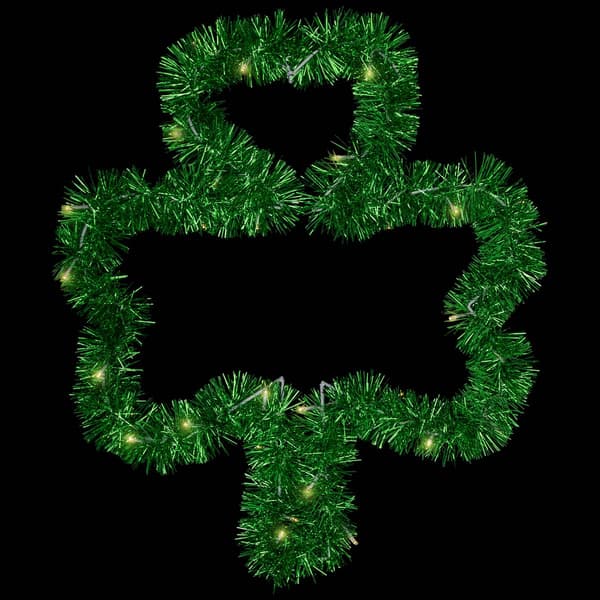 Northlight Seasonal LED Shamrock St. Patrick''s Day Window D&#233;cor