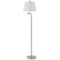 HomeRoots 60in. Nickel Swing Arm Floor Lamp with Square Shade - image 2