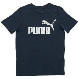 Boys &#40;8-20&#41; Puma Power Pack Short Sleeve Jersey Logo Tee