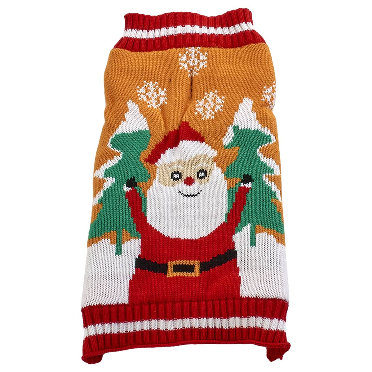 Northpaw Santa Jacquard Pet Christmas Sweater