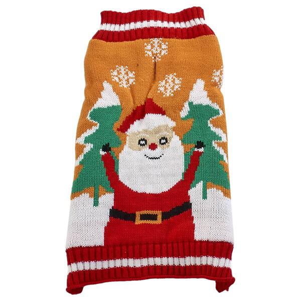 Northpaw Santa Jacquard Pet Christmas Sweater - image 