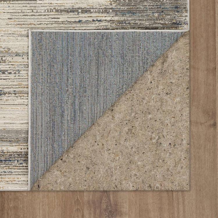 Mohawk Home Furie Stripe Light Grey Area Rug