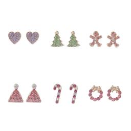 6pc. Christmas Inspired Earring Set