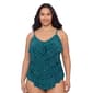 Plus Size TrimShaper Sea Stone Rachel Tankini Swim Top - image 1