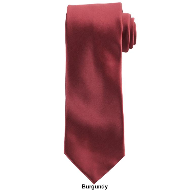 Mens John Henry Sateen Solid Tie
