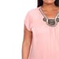 Plus Size White Mark Short Sleeve V-Neck Fenella Tunic - image 5