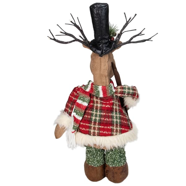 Northlight Seasonal Standing Christmas Moose Decoration