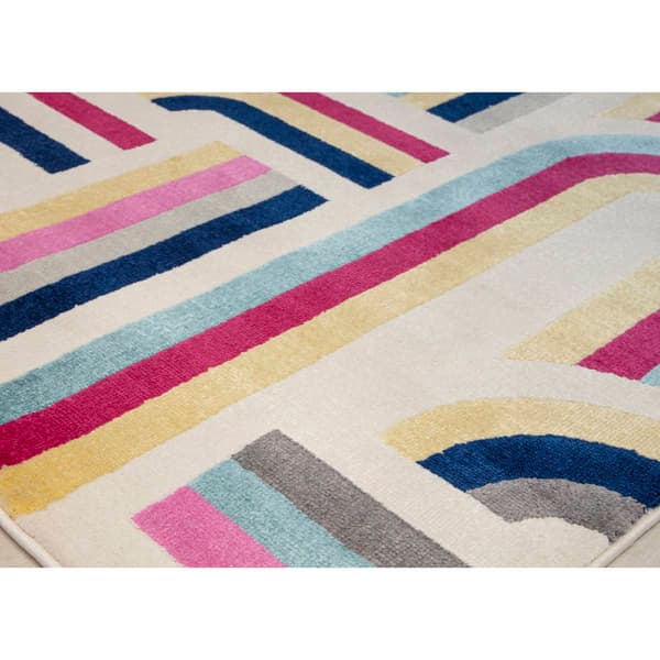Elizabeth Sutton Vera Retro Rectangular Area Rug