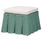 bali & pari Palm Bohemian Scallop Rattan Ottoman - image 1