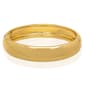 14kt. Gold Plated Wide Shiny Bangle Bracelet - image 1
