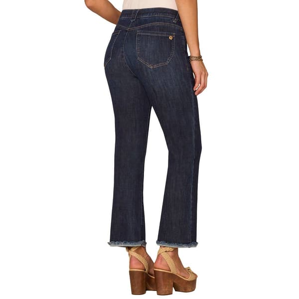 Womens Democracy “Ab”solution® Indigo High Rise Flare Jeans