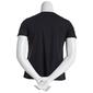 Juniors Plus Feathers Tonal Rhinestone Tee - Black - image 2