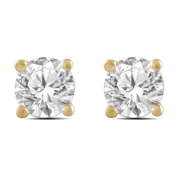 Nova Star(R) 1/3ctw. Yellow Gold Lab Grown Diamond Stud Earrings - image 