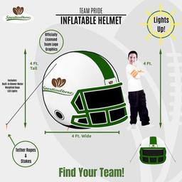 Sporticulture™ Eagles Retro Inflatable Helmet