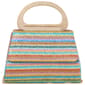 D''Margeaux Bright Straw Stripes Evening Bag - image 2
