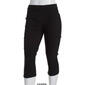 Womens Erika Joey Slit Hem Solid Twill Capri Pants - image 5
