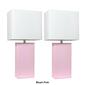 Elegant Designs&#8482; Modern Leather Table Lamps - Set of 2 - image 10