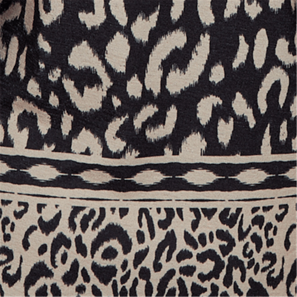 Womens Alfred Dunner Travel Advisory 3/4 Sleeve Leopard Blouse