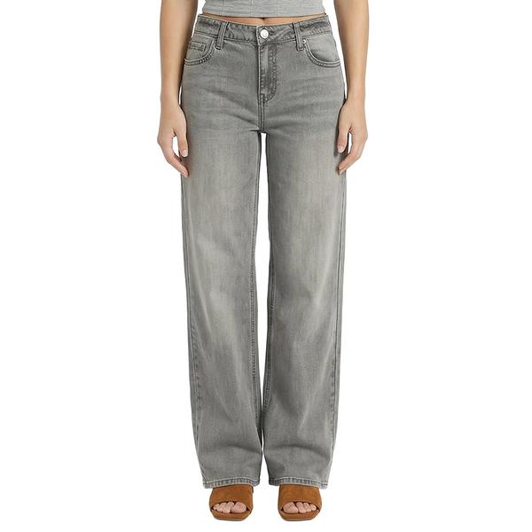 Juniors YMI® Low Rise Wide Leg Luxe Denim Jeans