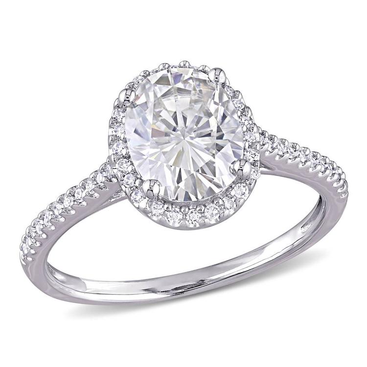 Diamond Classics(tm) 14kt. Oval Cut Double Halo Engagement Ring