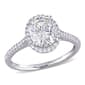 Diamond Classics(tm) 14kt. Oval Cut Double Halo Engagement Ring - image 1