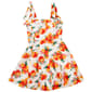 Girls (7-16) Rare Editions Sleeveless Bow Peach Skater Dress - image 1