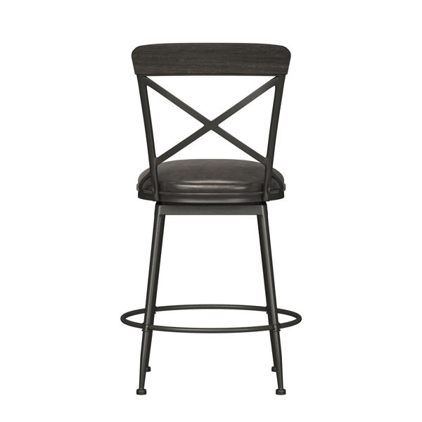 HH2 Home Decker Commercial Grade Counter Height Swivel Stool