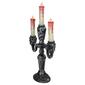 Northlight Seasonal 13.75in. Silver Skull Halloween Candelabra - image 3