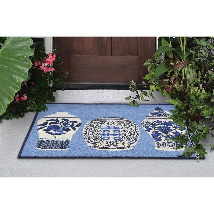 Liora Manne Frontporch Ginger Jars Rectangular Accent Rug