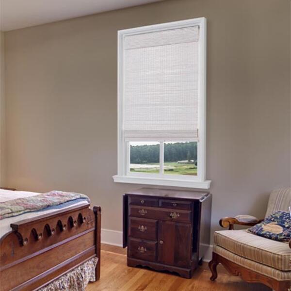 Cordless Bamboo Woven Roman Shade - image 