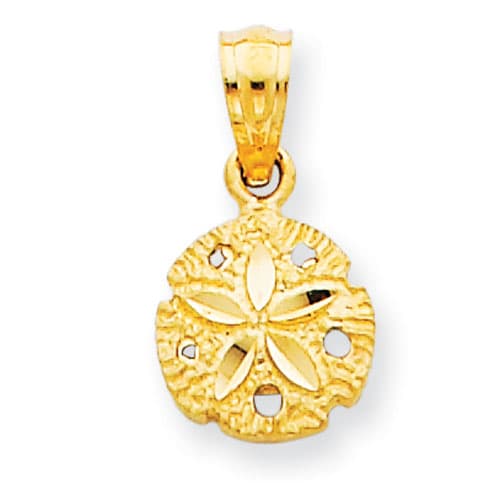 Gold Classics&#40;tm&#41; 14kt. Sand Dollar Pendant - image 