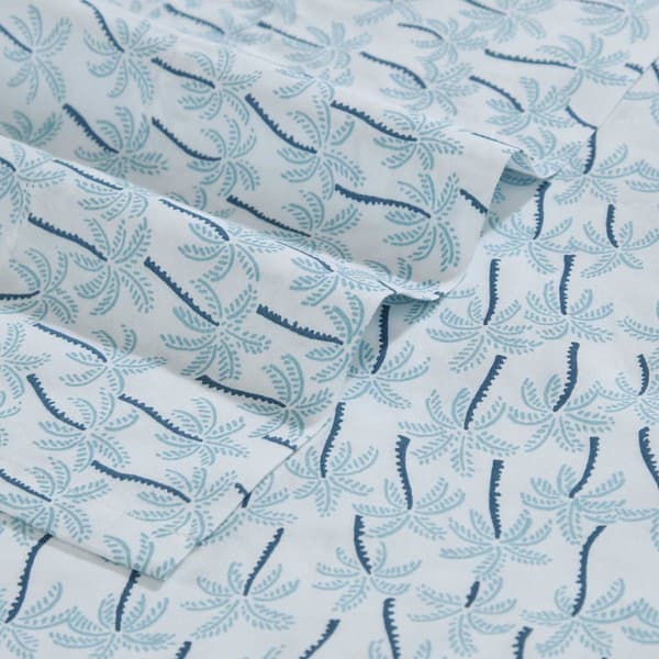 Tommy Bahama Palmtastic 200TC 4pc. Cotton Percale Sheet Set