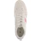 Womens Love 83 White/Pink Floral Fashion Sneakers - image 5