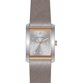 Womens Ellen Tracy 24mm Genuine Diamond Strap Watch - ETD5437SL
