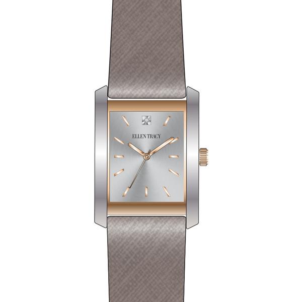 Ceinture En Cuir Véritable Ellen Tracy Marron - Largeur Moyenne, Accents Dorés, Réglable Pour Femme