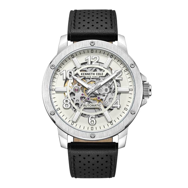 Mens Kenneth Cole Automatic Silver Dial Watch - KCWGE0013104