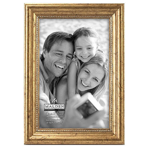 Malden Gold Bead Wood Picture Frame - 4x6 - image 